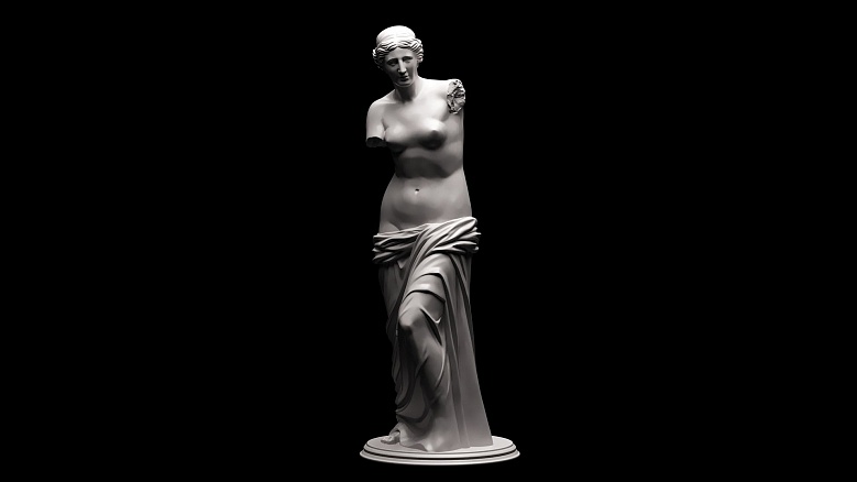 Скульптура Венеры - декор из гипса - 7827